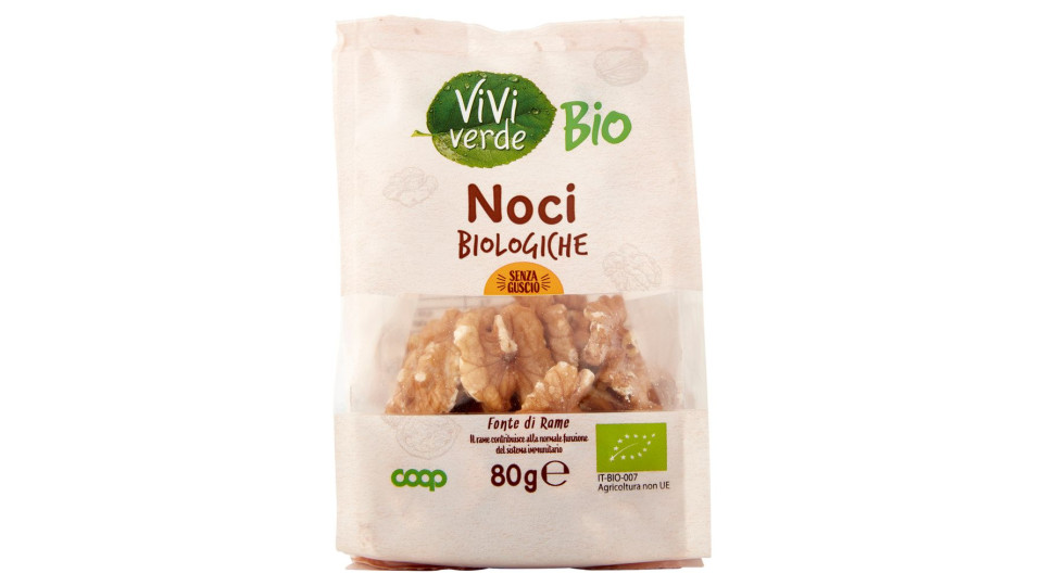 Noci Biologiche Senza Guscio 80 G