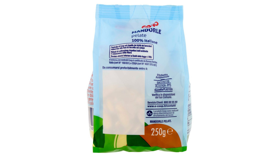 Mandorle Pelate 100% Italiane 250 G