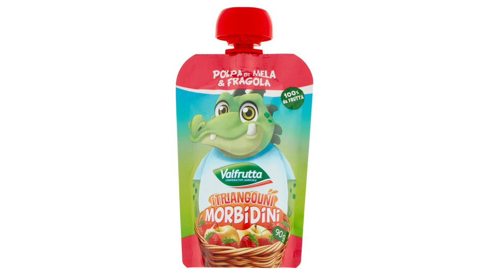 Valfrutta I Triangolini Morbidini Polpa Di Mela & Fragola 90 G