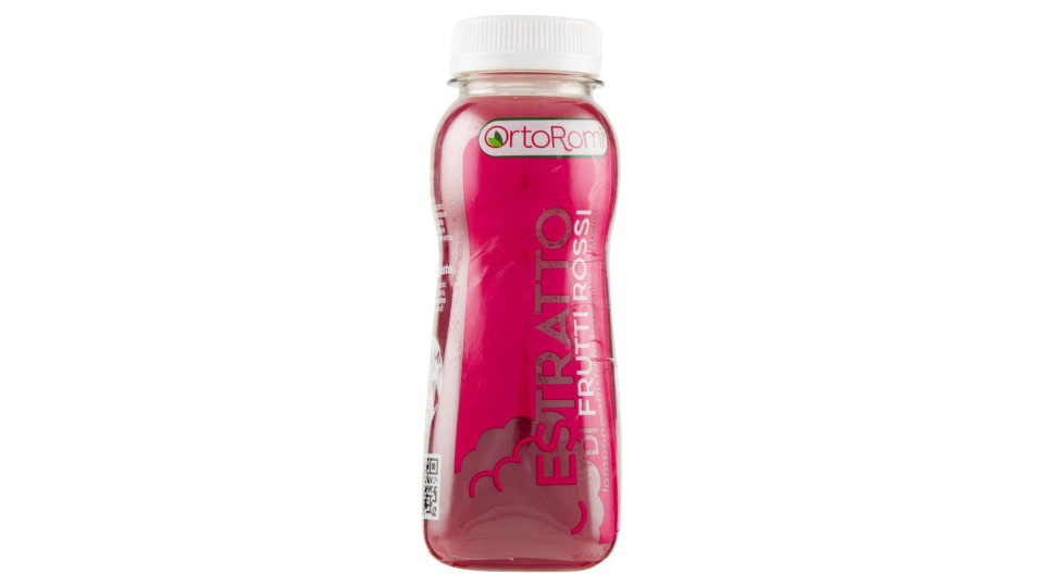 Ortoromi Estratto Di Frutti Rossi Lampone, Mirtillo, Banana E Mela 250 Ml