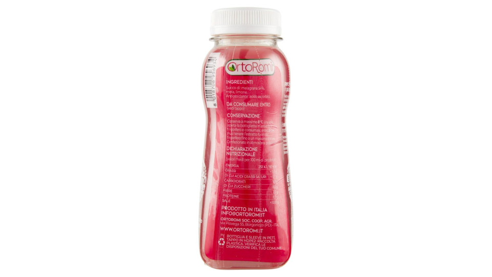 Ortoromi Estratto Di Melagrana Limone E Mela 250 Ml