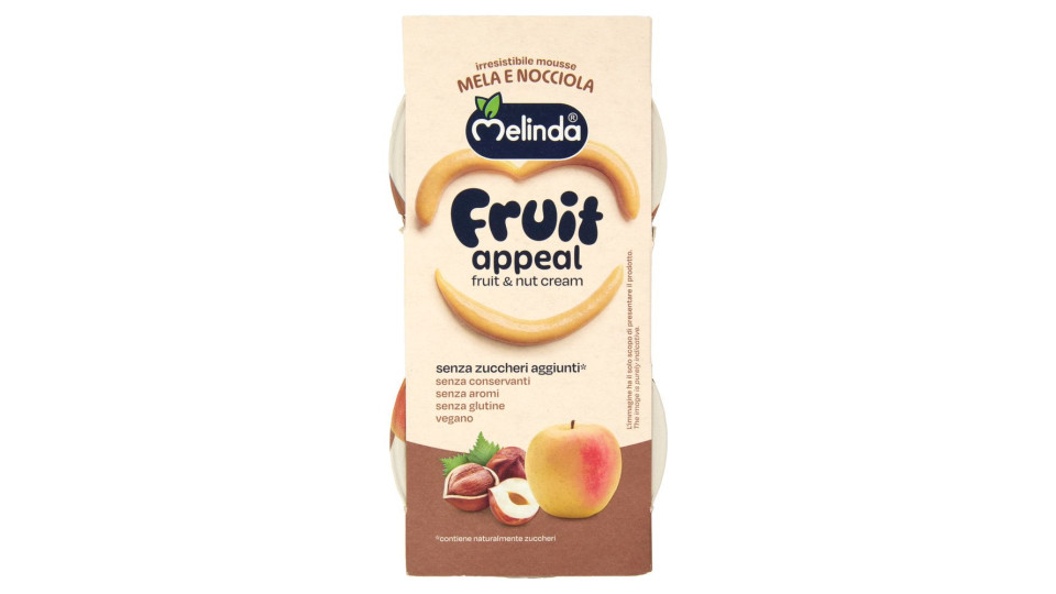 Melinda Fruit Appeal Fruit & Nut Cream Mela E Nocciola 2 X 100 G