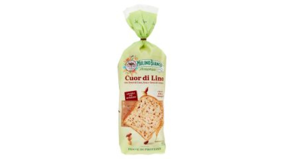 Mulino Bianco Armonia Cuor Di Lino Pane Semi Di Lino, Soia, Semi Di Girasole Fonte Di Proteine 400g