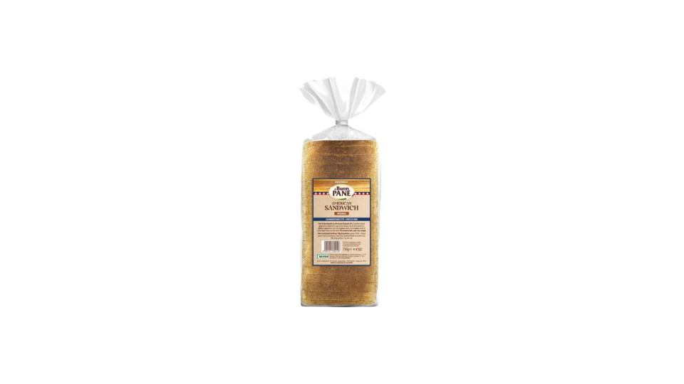 Il Buon Pane Pane Integrale Per Sandwich Americano A Fette Ricco Di Fibre 750g