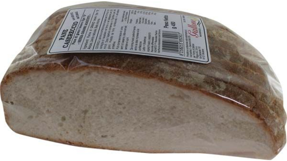 Panificio Gallone Pane Casereccio Con Crosta Dorata E Mollica Soffice 450g