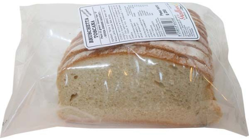 Panificio Gallone Fette Di Pane Per Bruschetta Toscana Tradizionale 250g