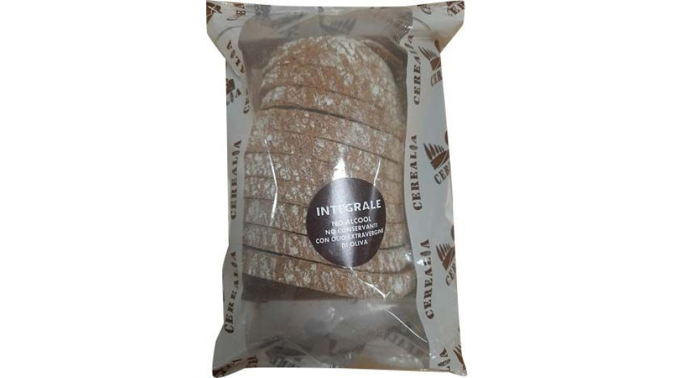 Cerealia Filone Integrale A Fette Con Olio Extravergine Di Oliva Senza Conservanti 250g