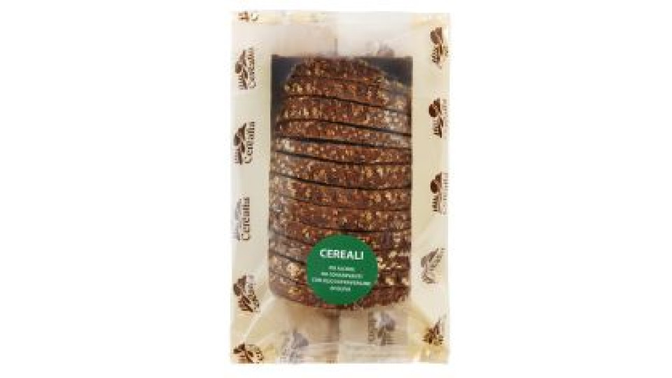 Cerealia Filone Ai Cereali A Fette Con Olio Extravergine Di Oliva Senza Conservanti 250g