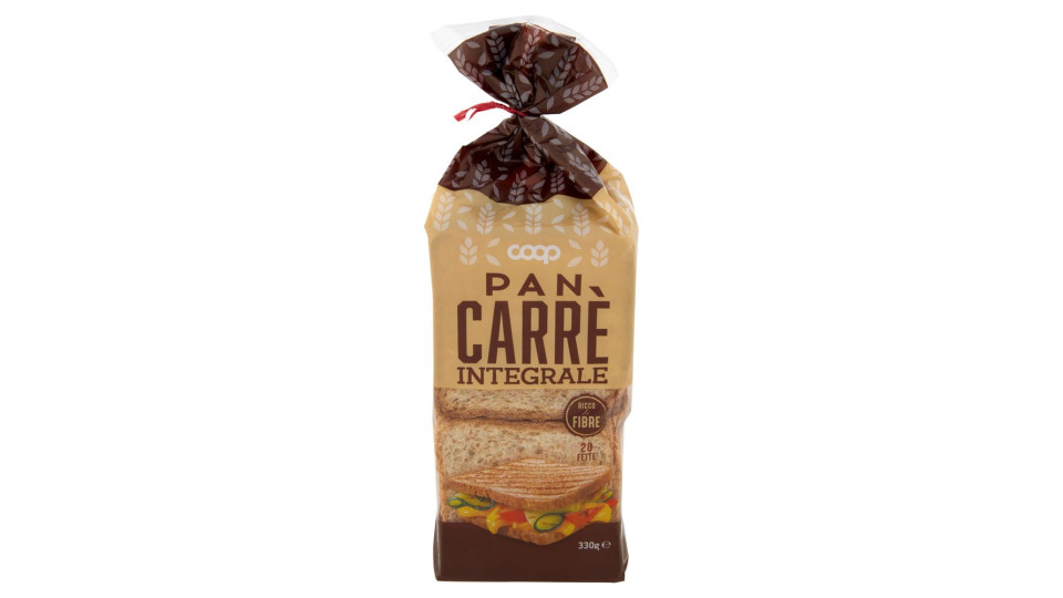 Pan Carrè Integrale 20 Fette 330 G