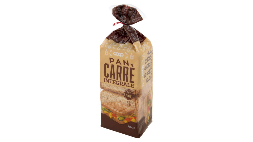 Pan Carrè Integrale 20 Fette 330 G