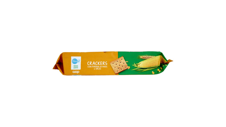 Crackers Con Farina Di Mais E Orzo Senza Lieviti 8 X 37,5 G