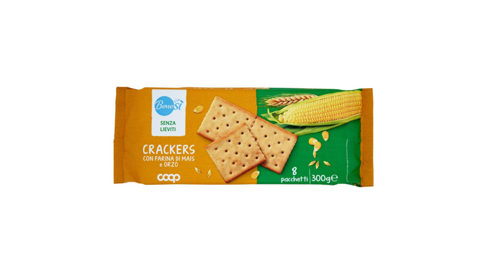 Crackers Con Farina Di Mais E Orzo Senza Lieviti 8 X 37,5 G