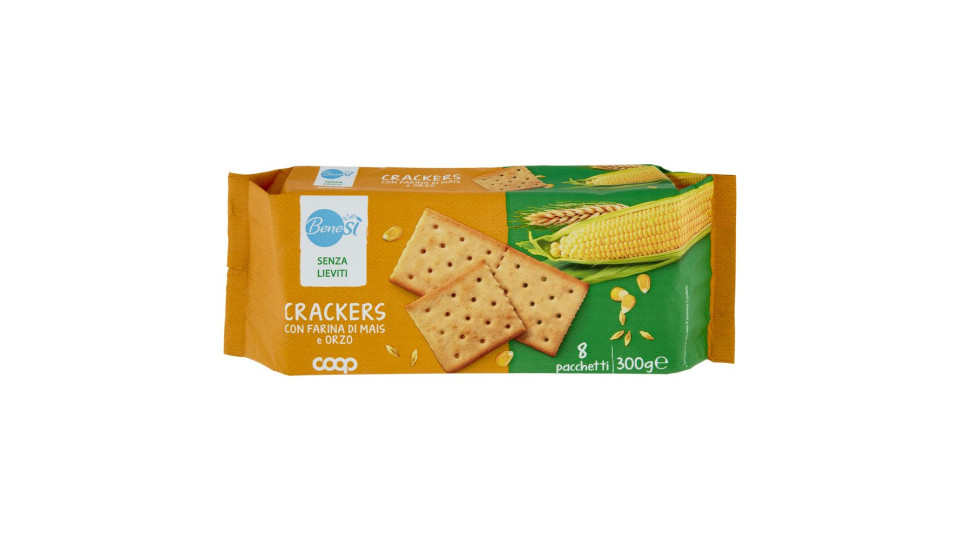 Crackers Con Farina Di Mais E Orzo Senza Lieviti 8 X 37,5 G