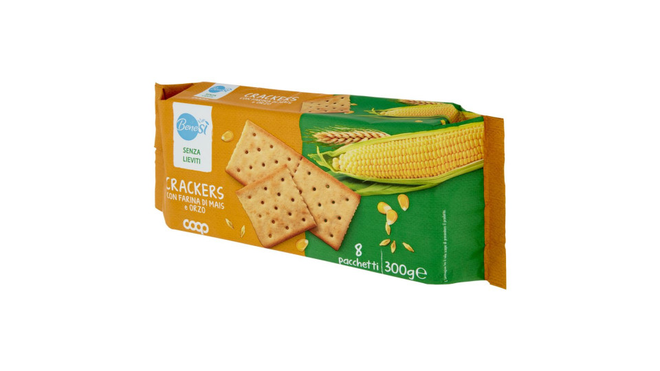 Crackers Con Farina Di Mais E Orzo Senza Lieviti 8 X 37,5 G