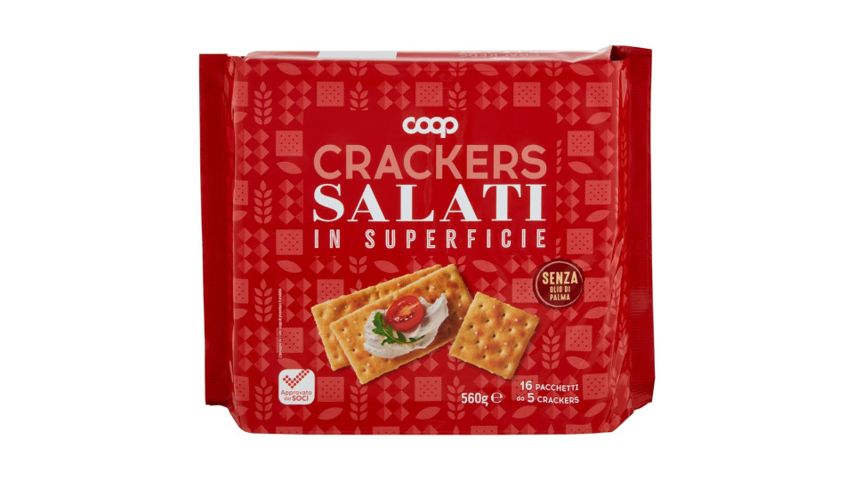 Crackers Salati In Superficie 16 X 35 G
