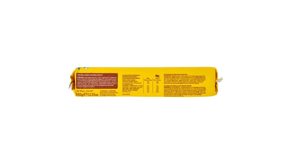 Misura Multicereali Crackers Farro, Grano Saraceno E Quinoa 350 G
