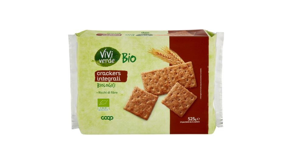 Crackers Integrali Biologici 14 X 37,5 G