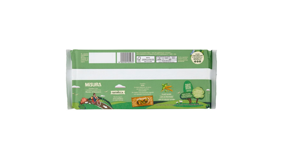 Misura Naturìcca Crackers Soia Plant Based 400 G