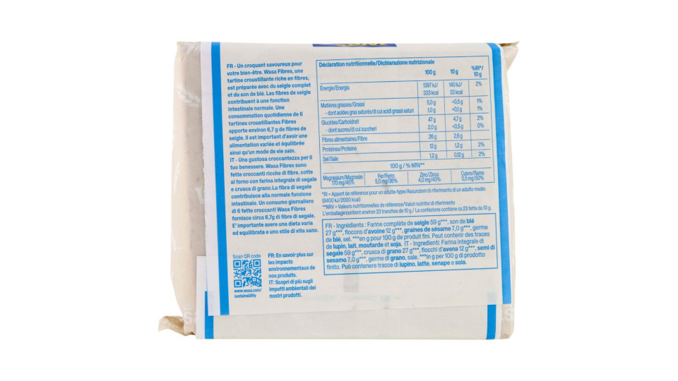 Wasa Fibres Cracker Ricco Di Fibre 230g