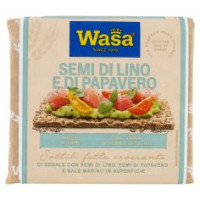 Wasa Chruncy Twist Cracker Con Farina Integrale Di Segale E Semi Di Lino E Papavero 245g
