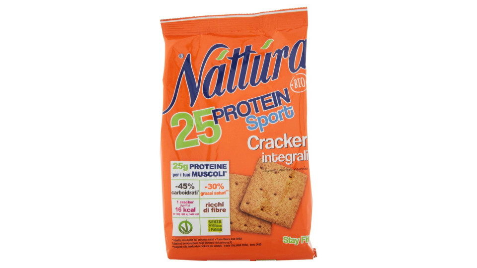 Náttúra 25 Protein Sport Cracker Integrali Bio 200 G