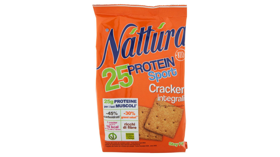 Náttúra 25 Protein Sport Cracker Integrali Bio 200 G