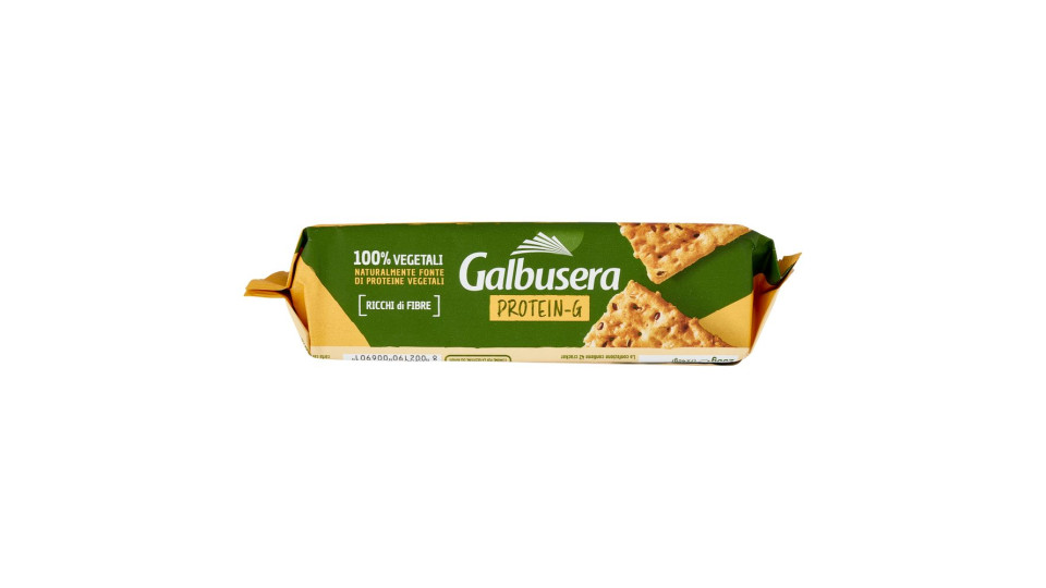 Galbusera Protein-g Cracker Con Farine Di Legumi, Semi Di Sesamo E Lino 7 X 40 G