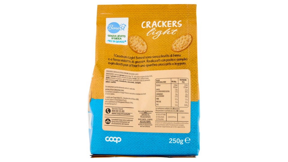 Crackers Light 250 G