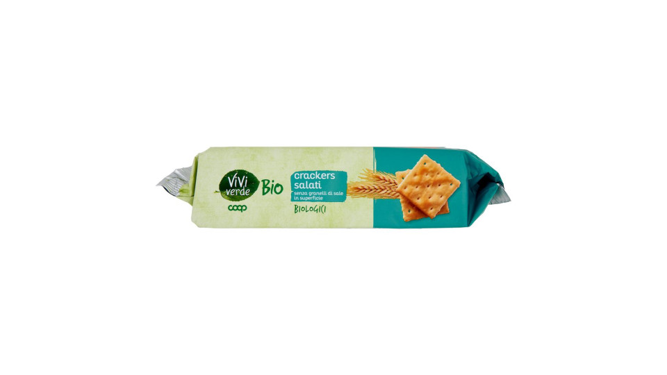 Crackers Salati Senza Granelli Di Sale In Superficie Biologici 6 X 33,3 G