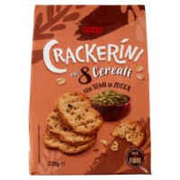 Crackerini Agli 8 Cereali Con Semi Di Zucca 230 G