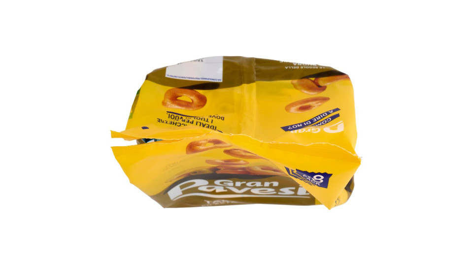 Gran Pavesi Snack Tarallini Olio Di Oliva Ed Extra Vergine, Senza Olio Di Palma, 8 Pacchetti 256g