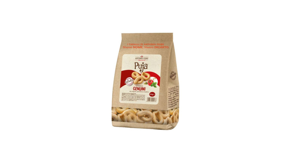 Antonio Fiore Puja Taralli Genuini Con Origano Pomodoro E Basilico 250g