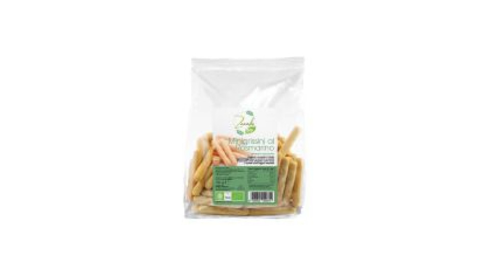 Zanella Bio Minigrissini Biologici Al Rosmarino Con Olio Di Oliva 150g
