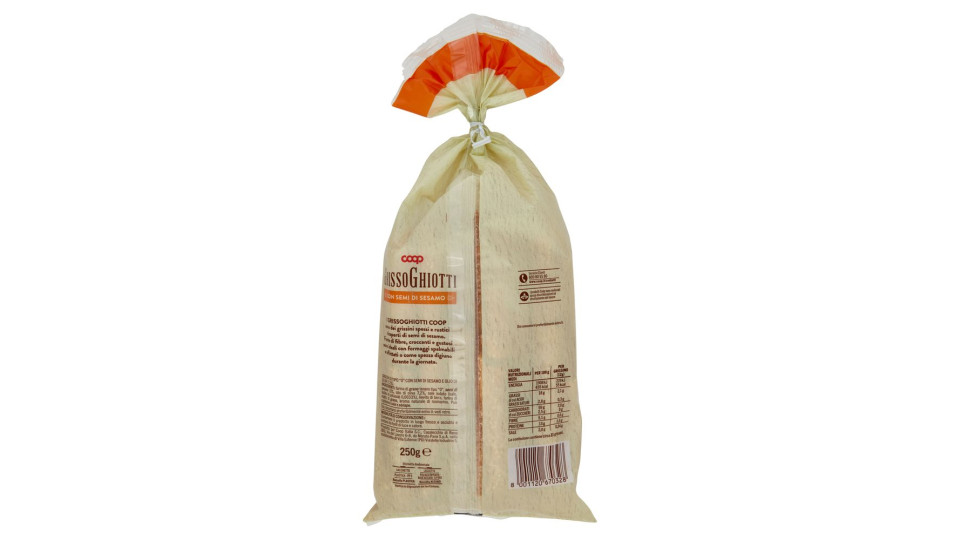Grissoghiotti Con Semi Di Sesamo 250 G