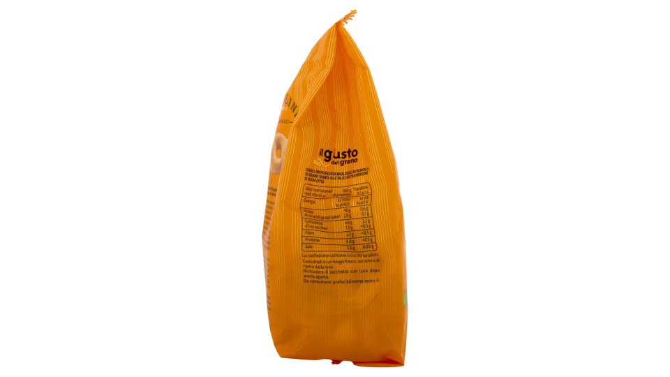 Libera Terra Il Giusto Gusto Del Grano Tarallini Pugliesi Biologici Di Semola Di Grano Duro 250 G