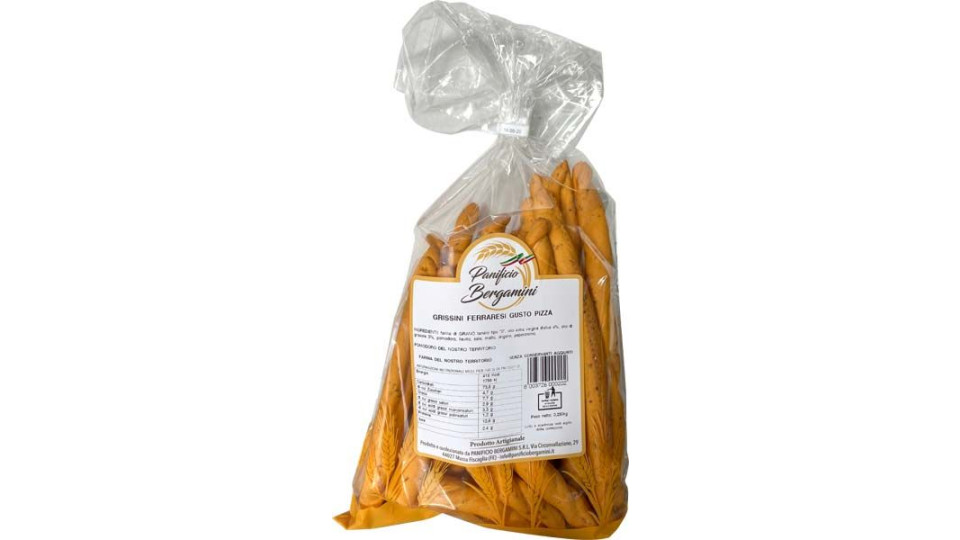 Grissini Ferraresi Gusto Pizza Panificio Bergamini 250 G