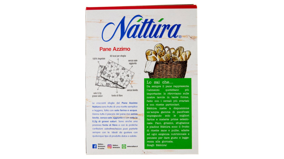 Náttúra Pane Azzimo Senza Lievito 200 G