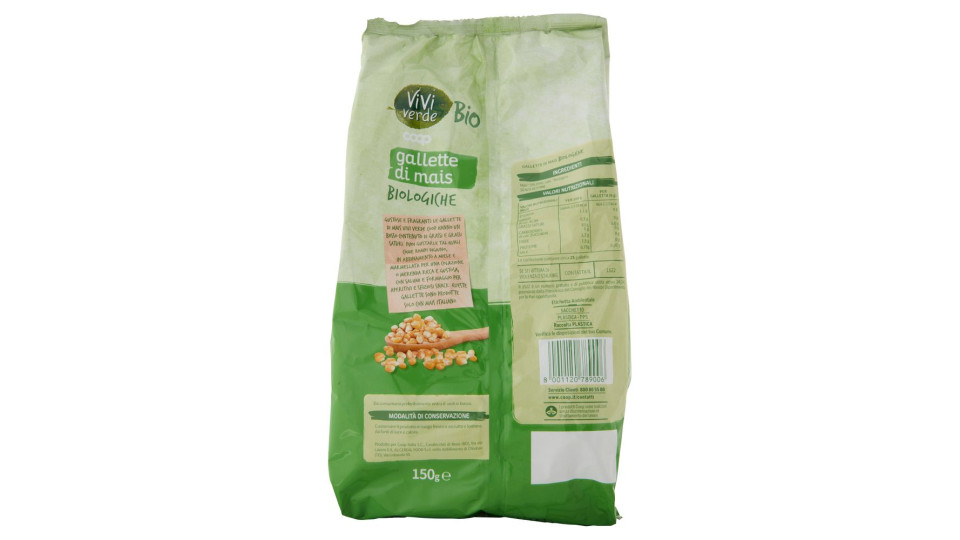 Gallette Di Mais Biologiche 150 G