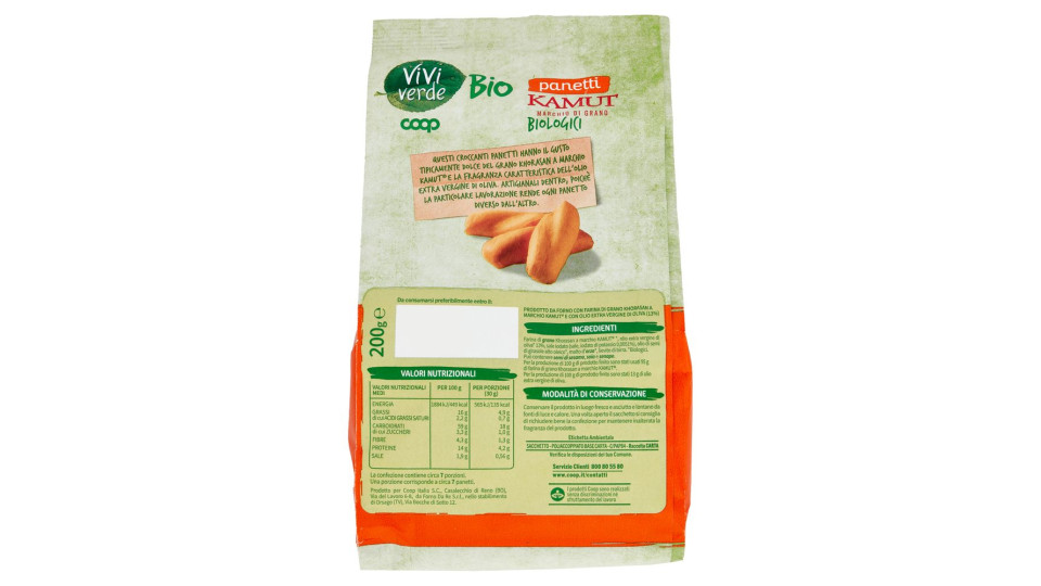 Panetti Kamut Biologici 200 G