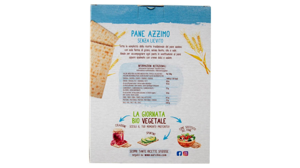 Vital Nature Bio Pane Azzimo 220 G