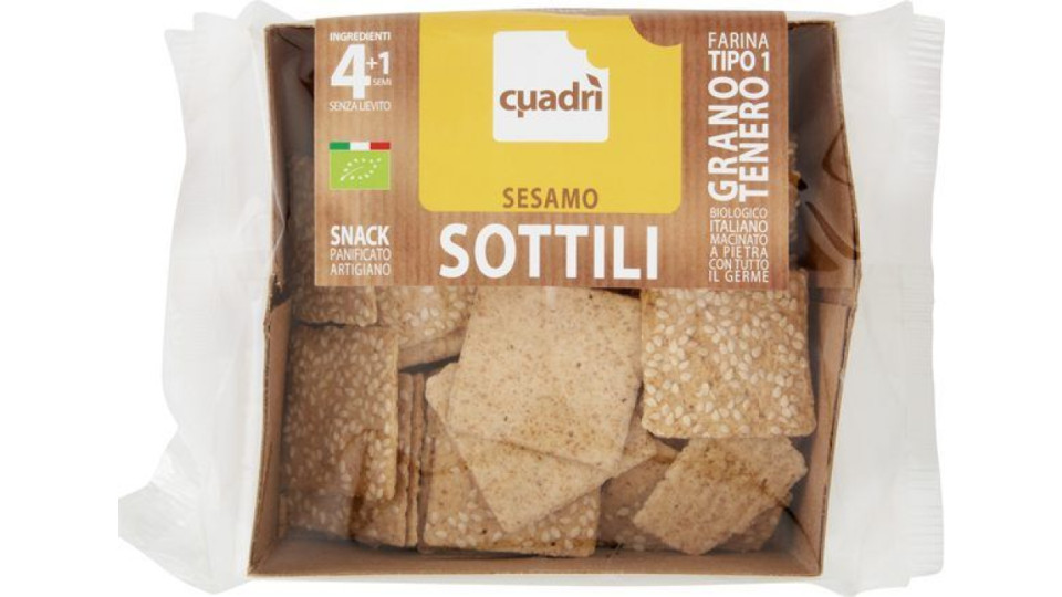 Sottili Sesamo Quadrì 100 G