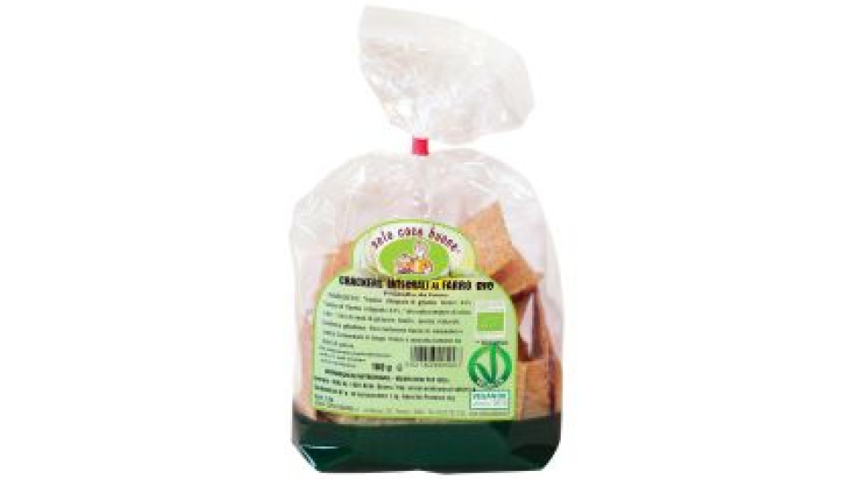 Solo Cose Buone Crackers Integrali Biologici Al Farro Con Olio Extravergine 180g