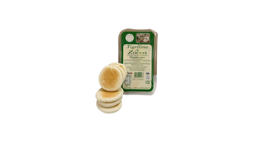 La Zoca Tigelle Tipiche Di Montagna Con Farina Macinata A Pietra 6 Pezzi 220g