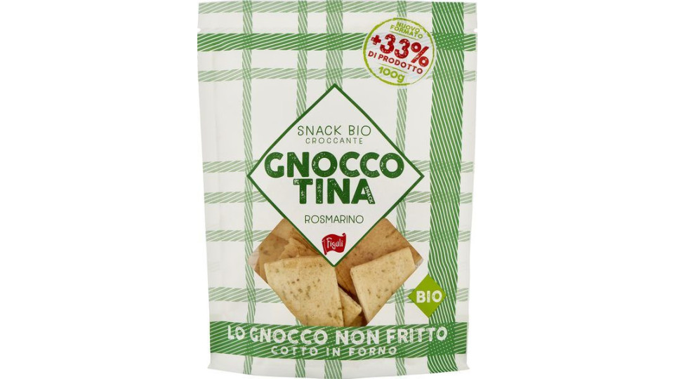 Figulì Gnoccotina Snack Rosmarino Bio 100 G