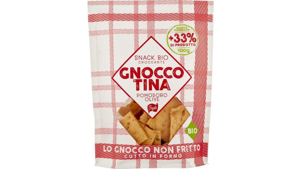 Figulì Gnoccotina Snack Pomodoro Olive Bio 100 G