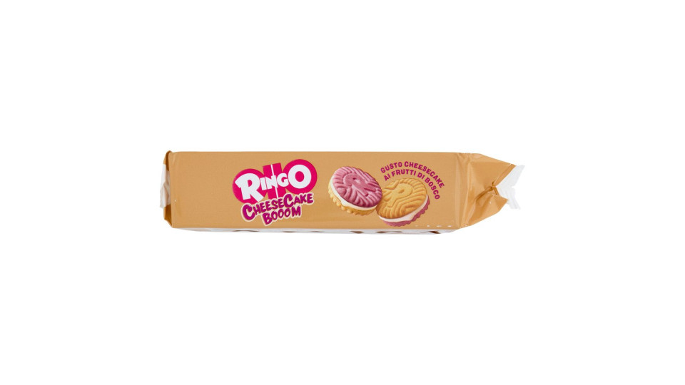 Ringo Cheesecake Biscotto Gusto Cheesecake Ai Frutti Di Bosco Limited Edition Snack 6 Porzioni 165g
