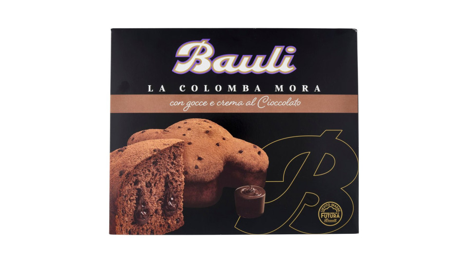 Bauli La Colomba Mora Con Gocce E Crema Al Cioccolato 600 G
