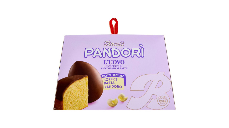 Bauli Pandorì L'uovo Ricoperto Di Cioccolato Al Latte 550 G