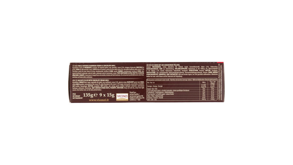 Grisbì Cioccolato 9 X 15 G