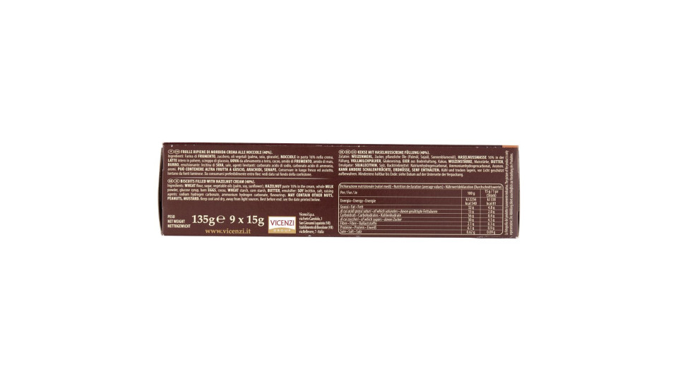 Grisbì Nocciola 9 X 15 G